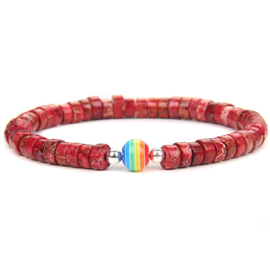 Imperial Stone Spacer Bracelet