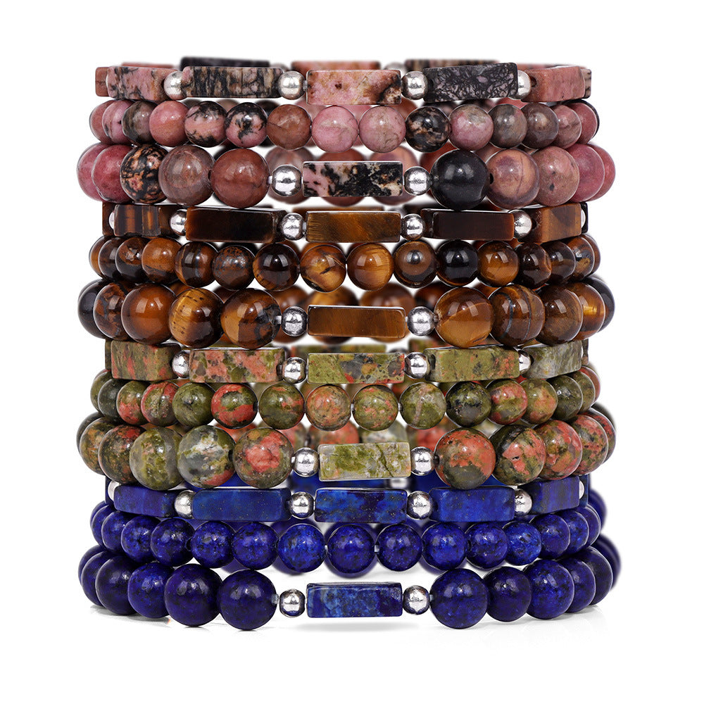 Agate Bracelet Set (3 Piece)