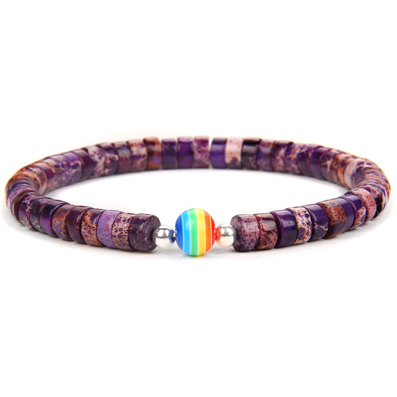 Imperial Stone Spacer Bracelet