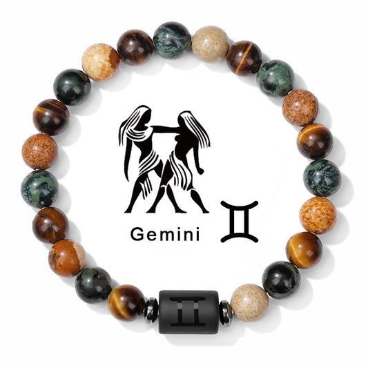 Zodiac Tiger's Eye Bracelet