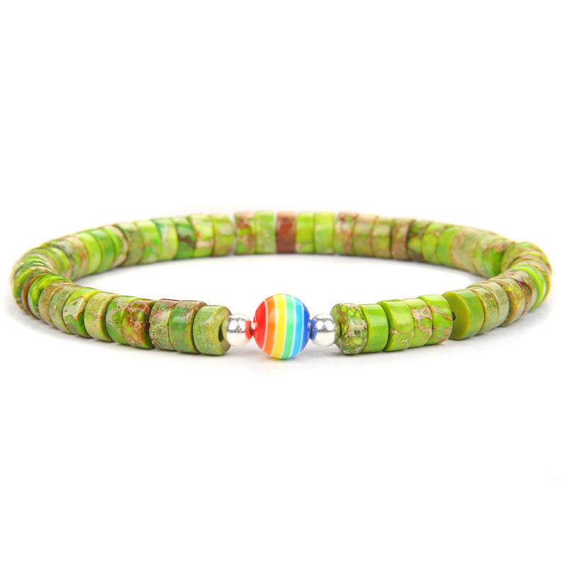 Imperial Stone Spacer Bracelet