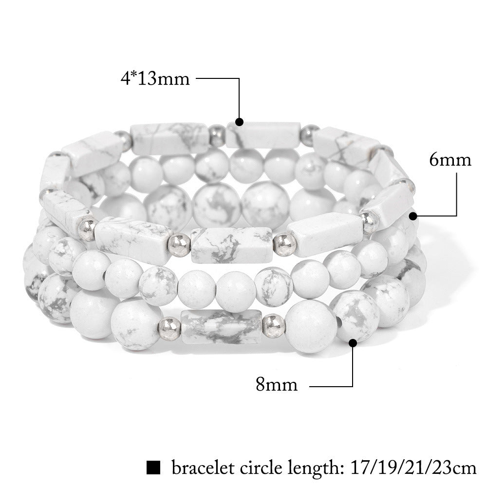 Agate Bracelet Set (3 Piece)