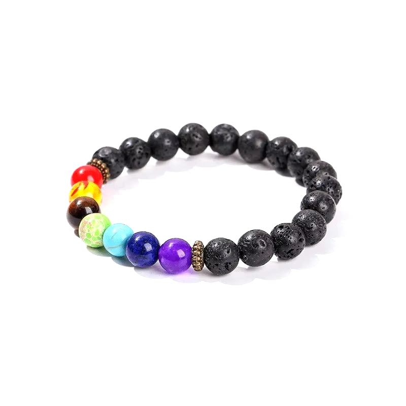 Elevate Your Style with the JD Natural Stone Eight Planets Bead Bracelet - Unisex Chakra Bangle for Yoga and Balance