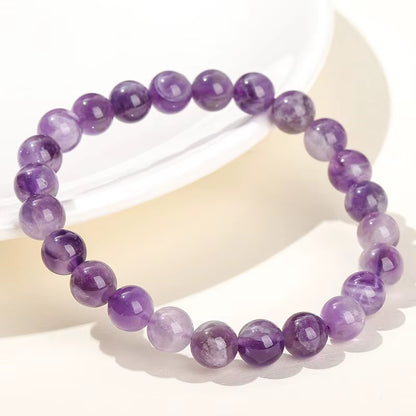 Elevate Your Style with the Amethyst Stone Purple Crystal Quartz Energy Reiki Healing Bangle