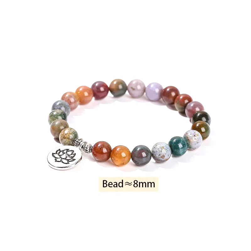 Elevate Your Style with the JD Natural Stone Eight Planets Bead Bracelet - Unisex Chakra Bangle for Yoga and Balance