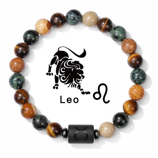 Zodiac Tiger's Eye Bracelet